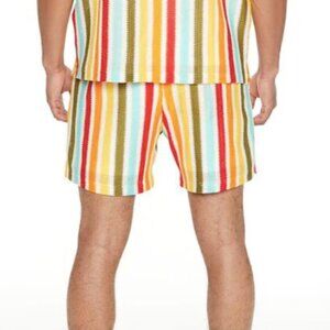 Pride Striped Drawstring Shorts🌈